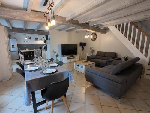 Setusvæði á Maison charentaise