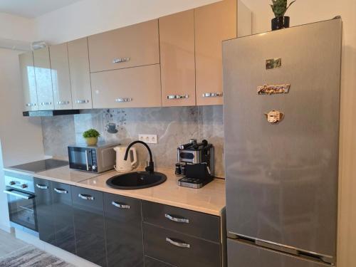 Dapur atau dapur kecil di Divine Luxury Rasnov