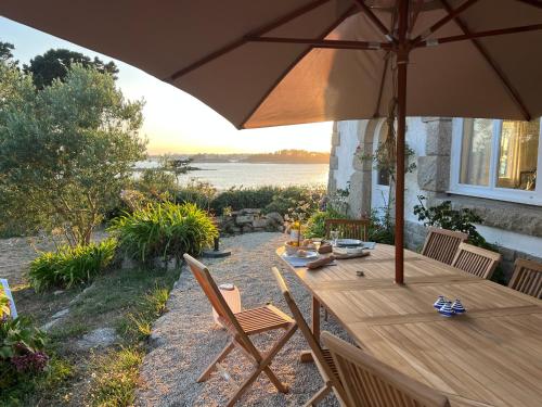 Belle maison familiale vue sur mer, accès direct à la plage