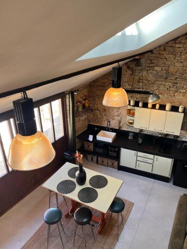 Zona d'estar a Loft Magazzino