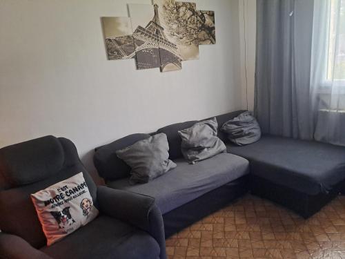 Posezení v ubytování Chez Pascal et Paula