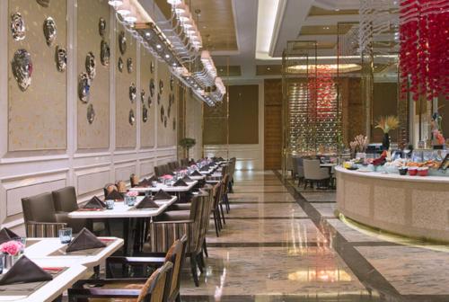Restaurace v ubytování Wanda Vista Shenyang