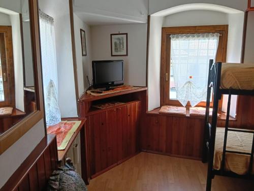 TV a/nebo společenská místnost v ubytování casa Silene