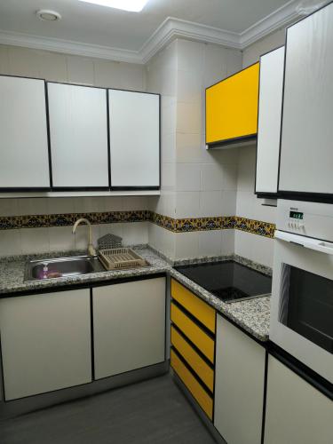 Cucina o angolo cottura di Appartement vue mer à Cap Gammarth