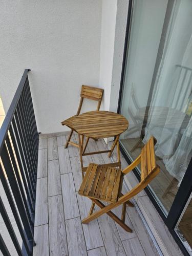 Μπαλκόνι ή βεράντα στο Loftas įsikūrę Šventojoje