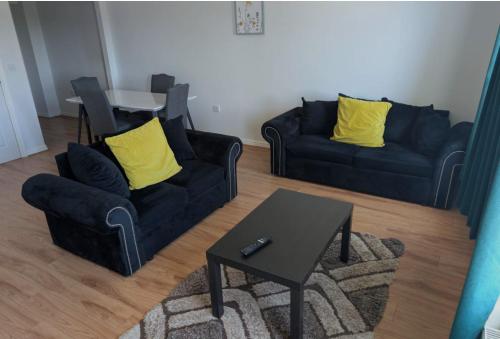 Χώρος καθιστικού στο Folkstone Luxury Lodge 40 percent off with Garage and Driveway