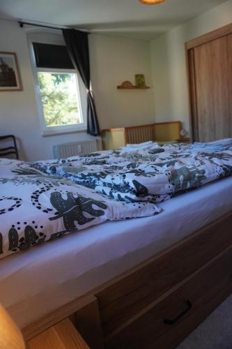 Katil atau katil-katil dalam bilik di Ferienwohnung Ufer - Urlaub in der Sächsischen Schweiz