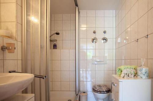 Koupelna v ubytování Sinfonie