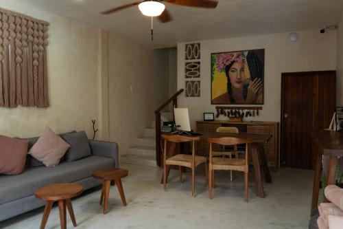 Posezení v ubytování Hotel Siesta Holbox