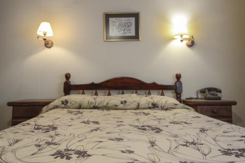 Postel nebo postele na pokoji v ubytování Casa los Molles Hostel