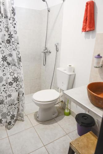 Koupelna v ubytování Casa los Molles Hostel