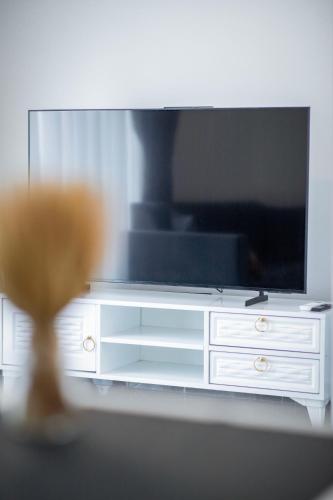 Télévision ou salle de divertissement dans l'établissement Apartment Northern Cyprus