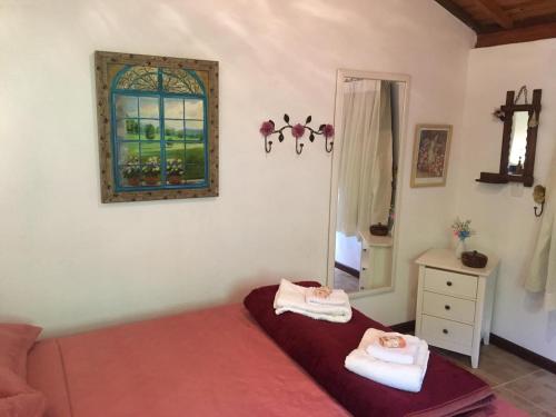 Llit o llits en una habitació de Recanto da Deusa