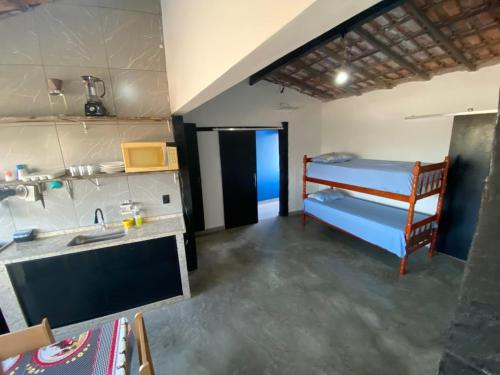 Η κουζίνα ή μικρή κουζίνα στο Apartmento com vista pro mar Praia das Dunas