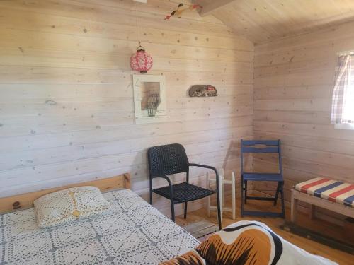 Ένα ή περισσότερα κρεβάτια σε δωμάτιο στο 7 person holiday home in KIL