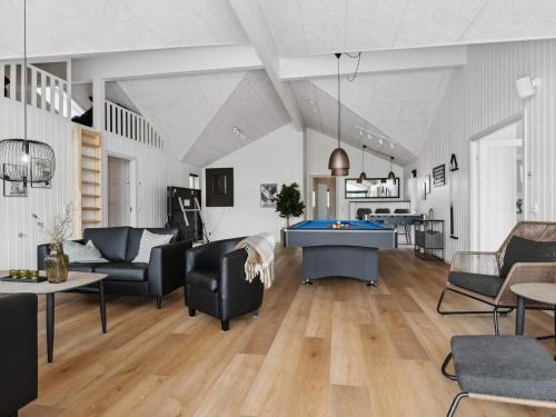 Χώρος καθιστικού στο 5 star holiday home in Idestrup