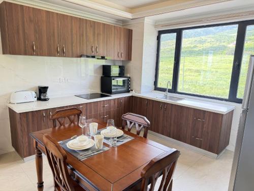 Dapur atau dapur kecil di Seaview Garden