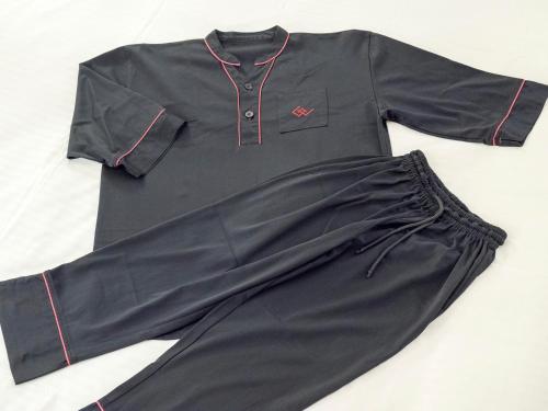 a black shirt and trousers with a red x on it at THE GLOBAL VIEW Nagasaki in Nagasaki