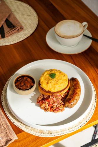 Mad på bed and breakfast-stedet eller i nærheden