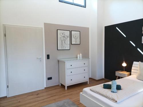Katil atau katil-katil dalam bilik di Haus im Grünen - Aktiv-Card Partner!