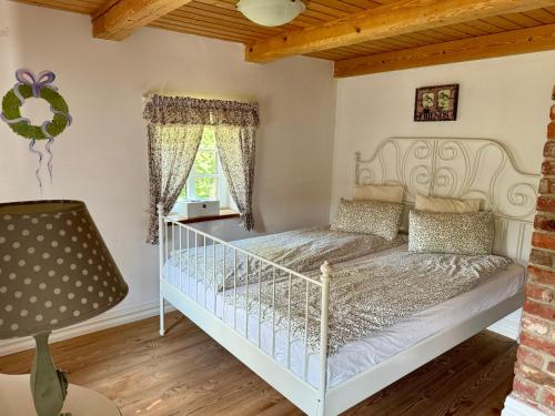 Postel nebo postele na pokoji v ubytování Nasze Chabazie