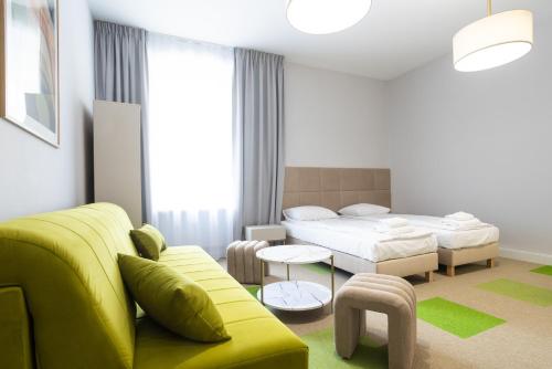 Moon Hostel Wrocławにあるシーティングエリア
