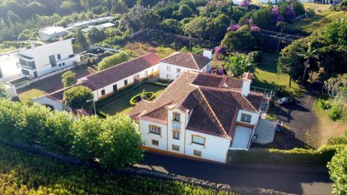 an aerial view of a house at Solar Nossa Senhora da Conceição in Capelas