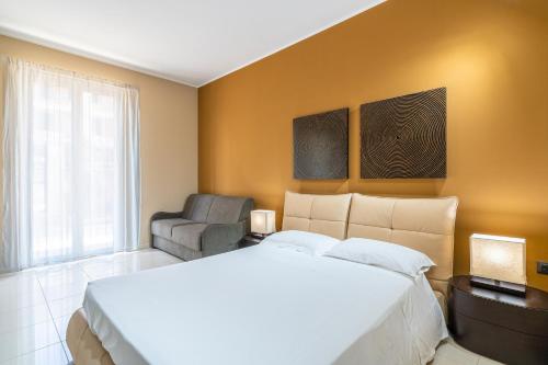 Ένα ή περισσότερα κρεβάτια σε δωμάτιο στο Villa Floyd Charming Rooms
