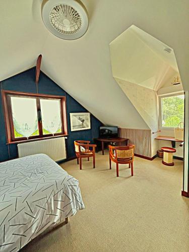 Llit o llits en una habitació de La Mouillère