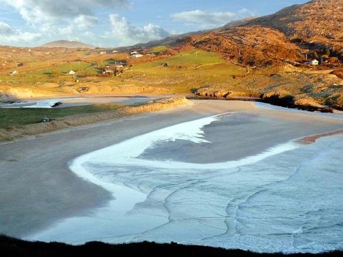 an aerial view of a beach with water at 3 Bed in Goleen oc-i077 in Goleen