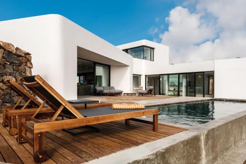 Villa Simone Lajares - 5 chambres - Piscine chauffée