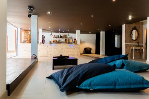 Posezení v ubytování Villa Gaeiras