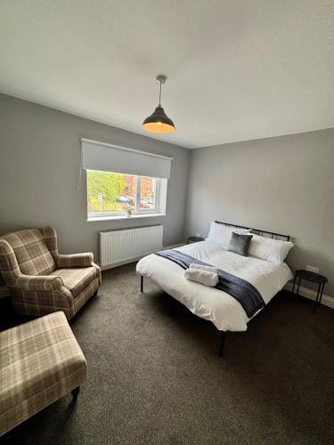 Postel nebo postele na pokoji v ubytování Modern 3-Bed in South Shields