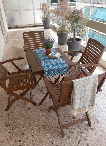 Bright 2-Bedroom Apt in Ampelokipoi Near Hospital