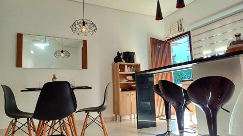 Μια τηλεόραση ή/και κέντρο ψυχαγωγίας στο Sun House Flat013 Residencial