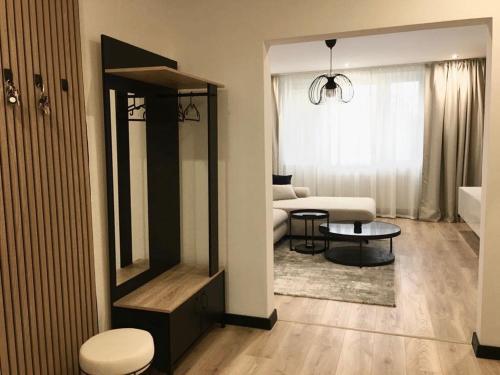 Ένα μπάνιο στο Modern Apartment in Centre of Belusa