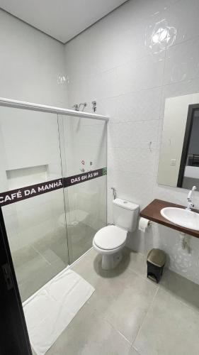 Koupelna v ubytování HOTEL VIZON II