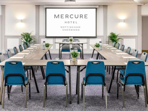 Kawasan bisnes dan/atau bilik persidangan di Mercure Nottingham Sherwood