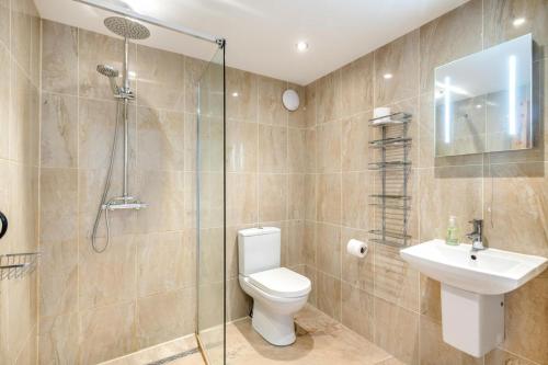 Koupelna v ubytování Tuck Barn