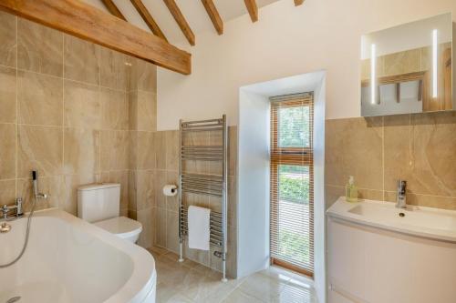Koupelna v ubytování Nichols Barn