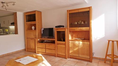 Η κουζίνα ή μικρή κουζίνα στο Appartement F2 à la campagne