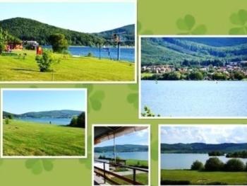 un collage de différentes images de différents types dans l'établissement Turistická ubytovňa Hotel Divin, à Divín