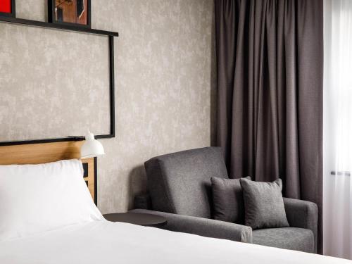 Postel nebo postele na pokoji v ubytování ibis Wakefield East-Castleford