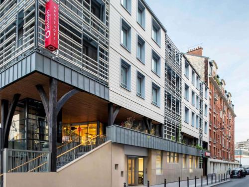 Bygningen som lejlighedshotellet ligger i