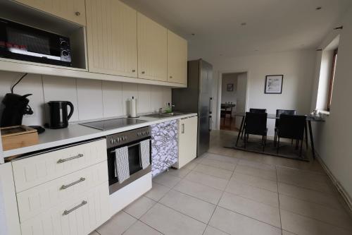 Кухня или мини-кухня в Großzügiges City Loft mit Billardtisch
