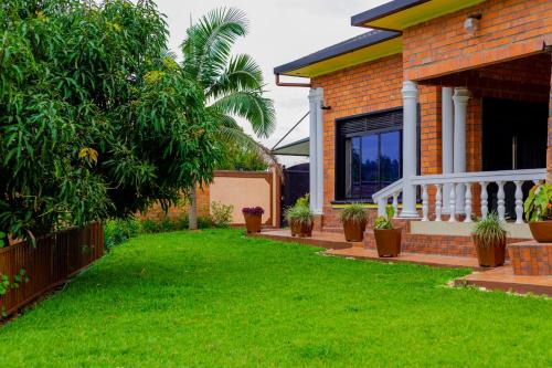 A garden outside IMFURA Residence