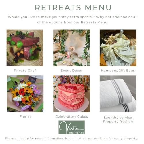 a page of a website with a picture of a cake at Coastal Village Hideaway in Scalby