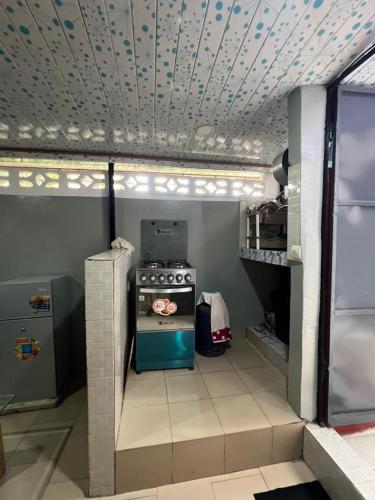 Η κουζίνα ή μικρή κουζίνα στο Les résidences Jacky