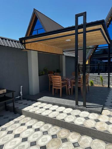 En balkon eller terrasse på A-Frame Armudlu