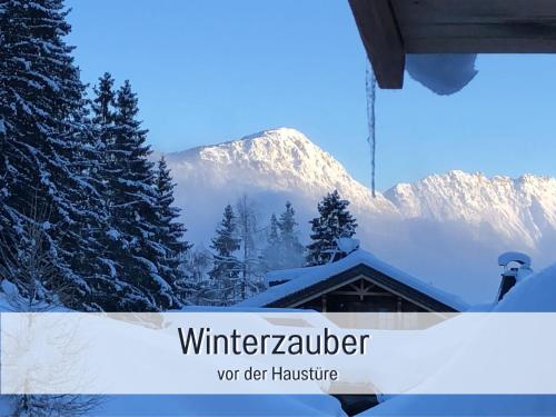 a sign that reads winter explorer you get hauling at Chalet am Oberhausberg, Region Schladming Dachstein in Haus im Ennstal